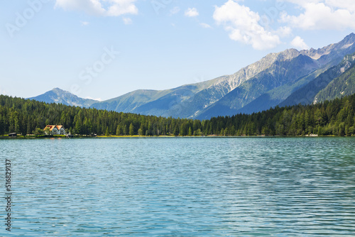 Lake antholz, a beautiful lake in South Tyrol © lapas77