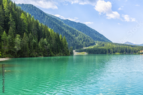 Lake antholz, a beautiful lake in South Tyrol © lapas77