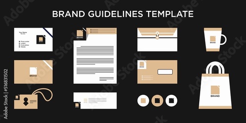 brand guide template logo design