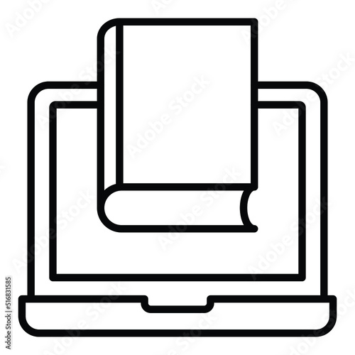 Online Library Icon Style