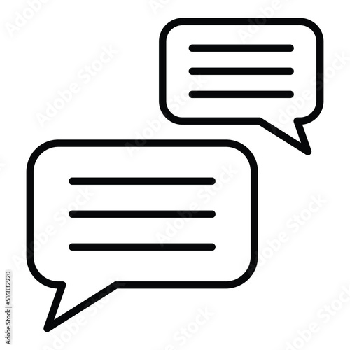 Bubble Chat Icon Style