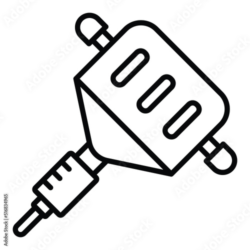 Drain Auger Icon Style