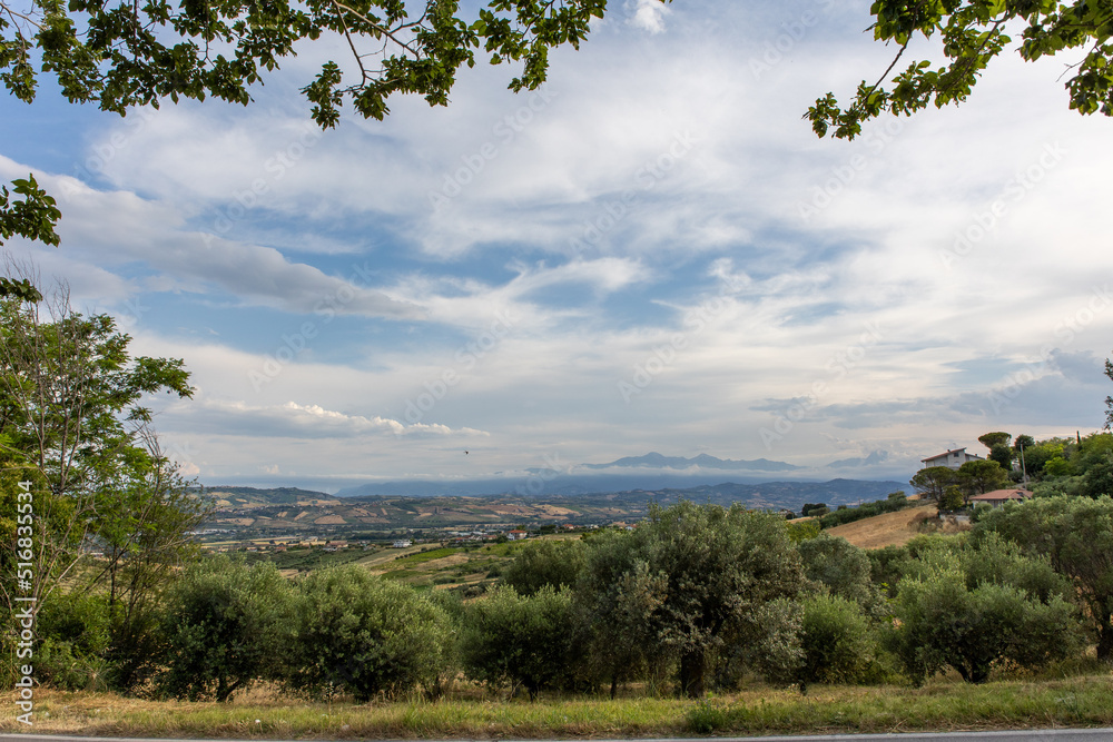 Fototapeta premium Rund um Montepagano