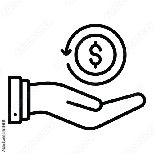 Cashback Guarantee Icon Style