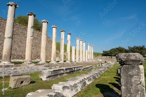 Asklepion in Pergamon , Phergamon , Bergama Historical City from İzmir photo