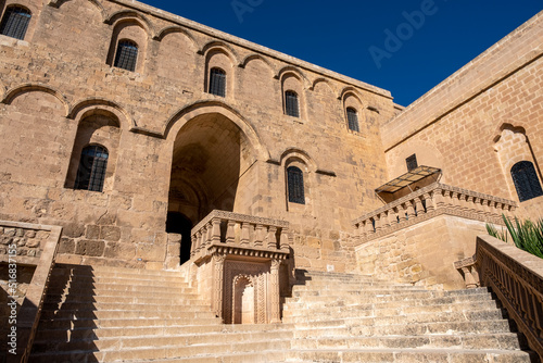 Deyrulzafaran Syriac Monastery in Midyat Town.Mardin,Turkey photo
