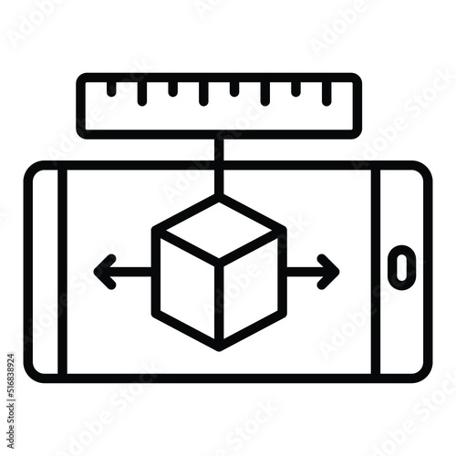 Ar Measuring Icon Style