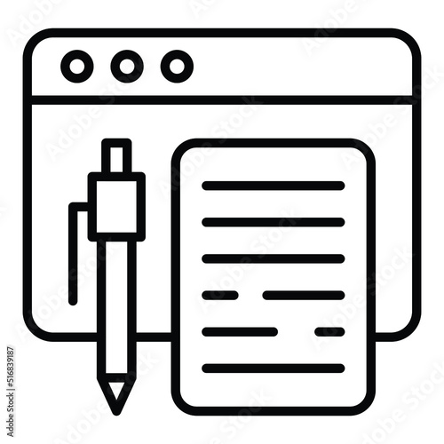 Copywriting Amd Scripting Icon Style
