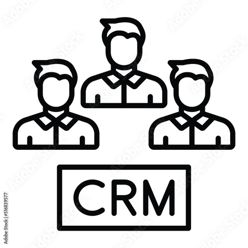 Crm Methodologies Icon Style