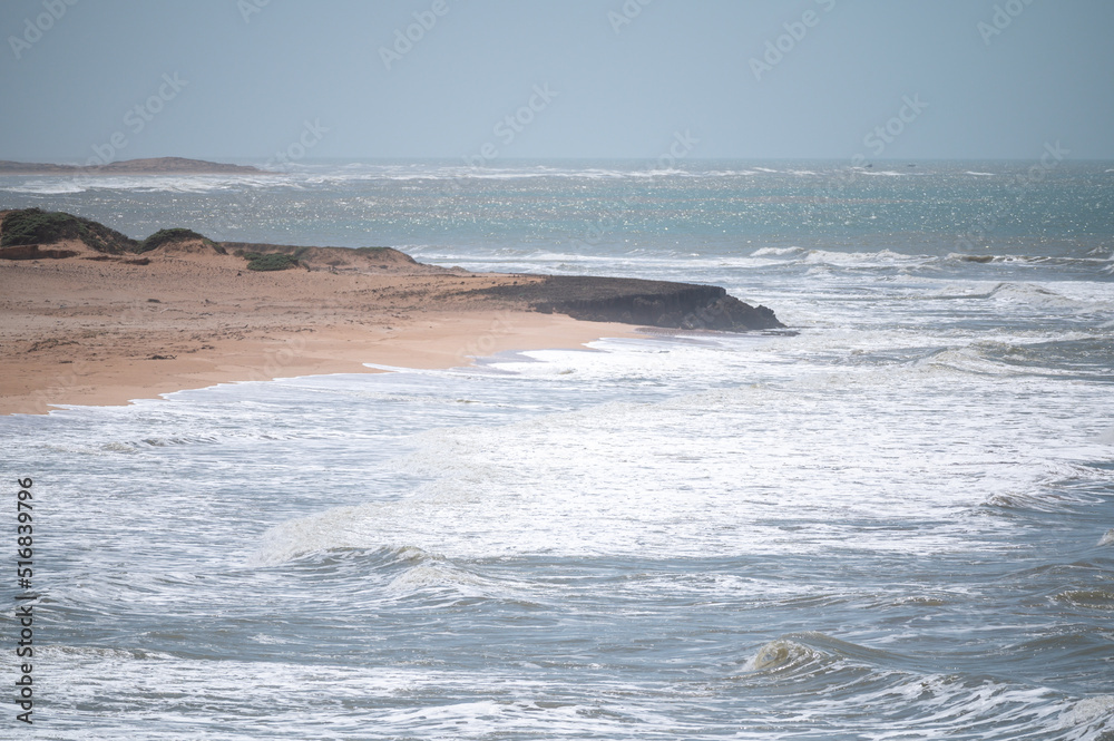 waves on caribbean beach turqouise water big waves crushing on the shore panoramic background summer lifestyle travel waves on caribbean beach turqouise water big waves crushing on the shore panoramic background summer lifestyle travel