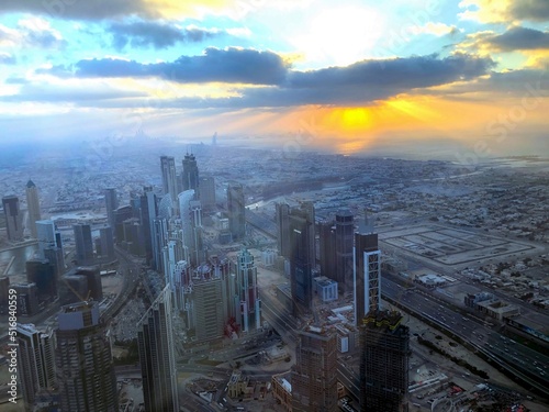 Sunset from Dubai © DoGoodInvestor