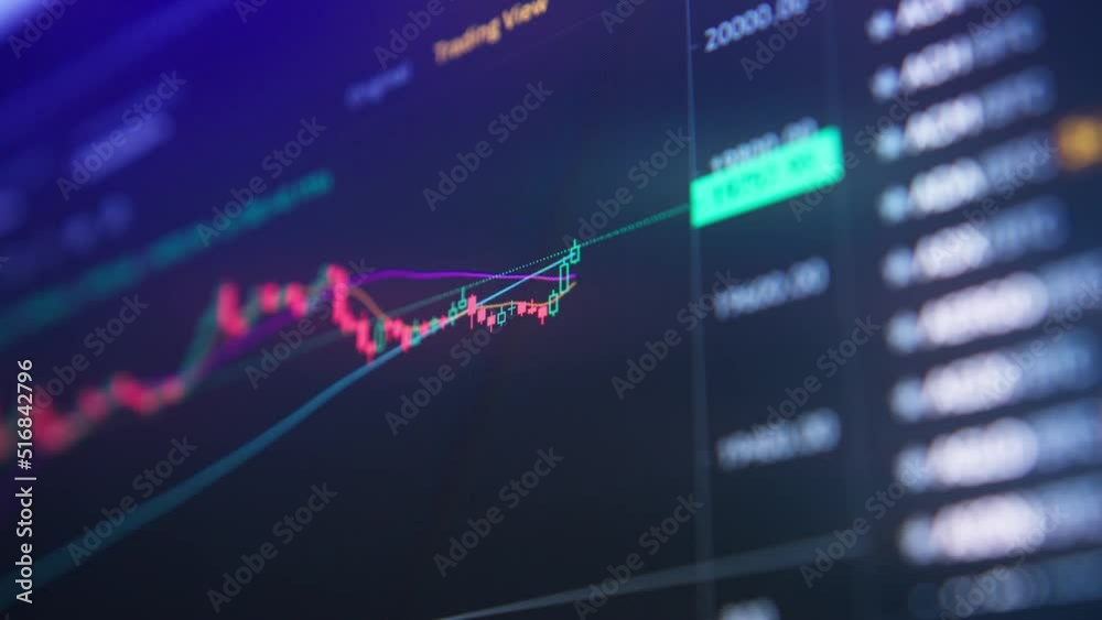Bitcoin. Stock Market Chart, Beautiful 3d Animation of Japanese Candlestick Graph in TimeLapse. Seamless Looping Ultra HD 4K 3840x2160 Bitcoin. Stock Market Chart, Beautiful 3d Animation of Japanese Candlestick Graph in TimeLapse. Seamless Looping Ultra HD 4K 3840x2160