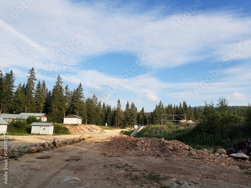 Landscape of mountain Jahorina and Dvorista in summer, Bosnia and Herzegovina
