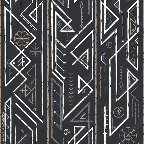 Ancient celtic seamless pattern