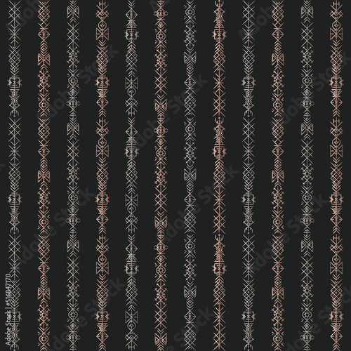 Metal ancient pattern