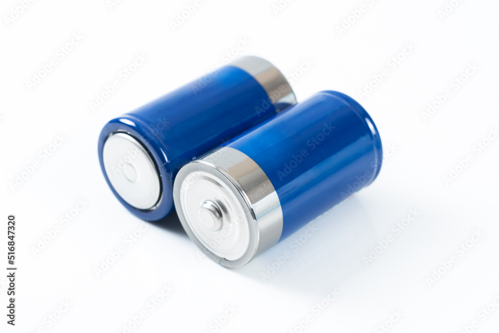 D size battery isolated on white background Stock Photo | Adobe Stock