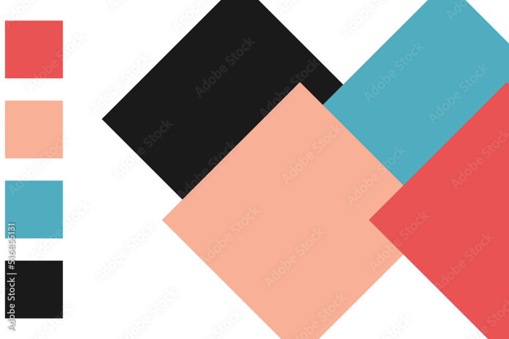 Geometric background with squares, abstract banner, template design, vector illustration. Geometric background with squares, abstract banner, template design, vector illustration.
