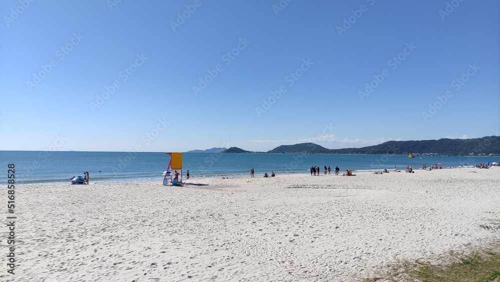 Praia ilha de Florianópolis Santa Catarina Brasil