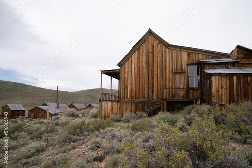 Old Mining Ghost Town In Bodie State Historic Park, California. A Popular Tourist Destination Near Bridgeport.