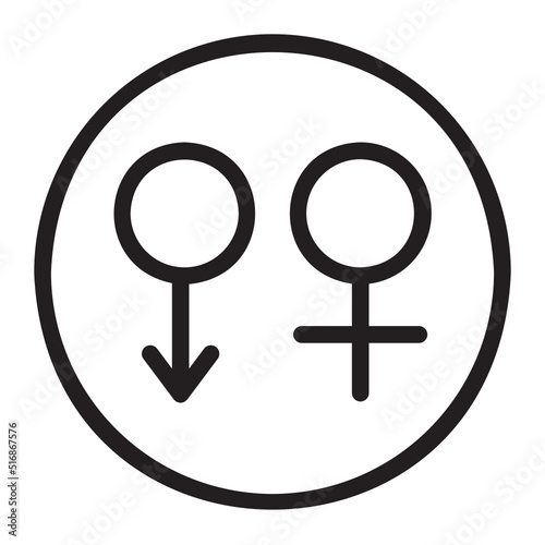 erectile dysfunction line icon