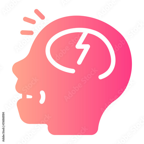 headache gradient icon