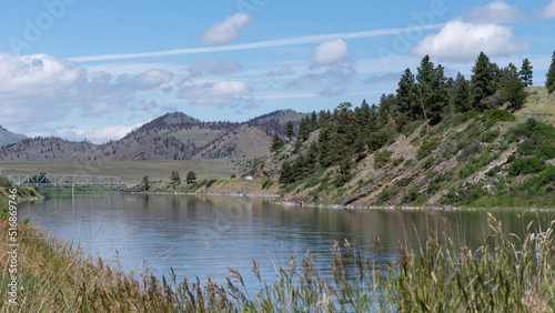 The Missouri River in Wolf Creek, Montana.