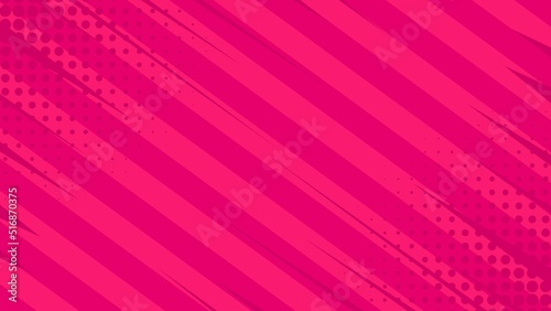 Comic pink background design