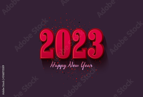 2023, Happy new year background 