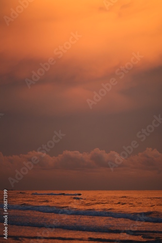 sunset on the beach © Luke