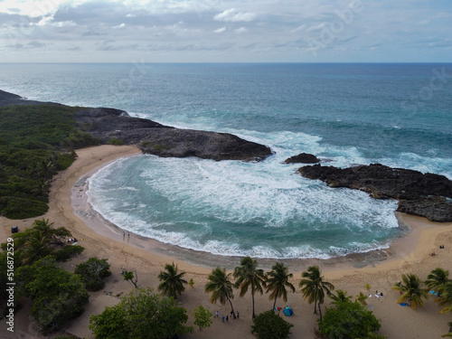 Mar Chiquita Beach at Manati, Puerto Rico
