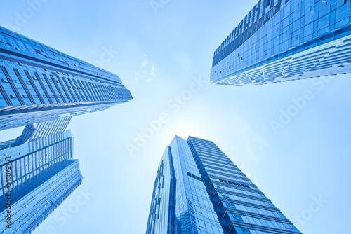 High-rise building complex in Chengdu  Sichuan  China