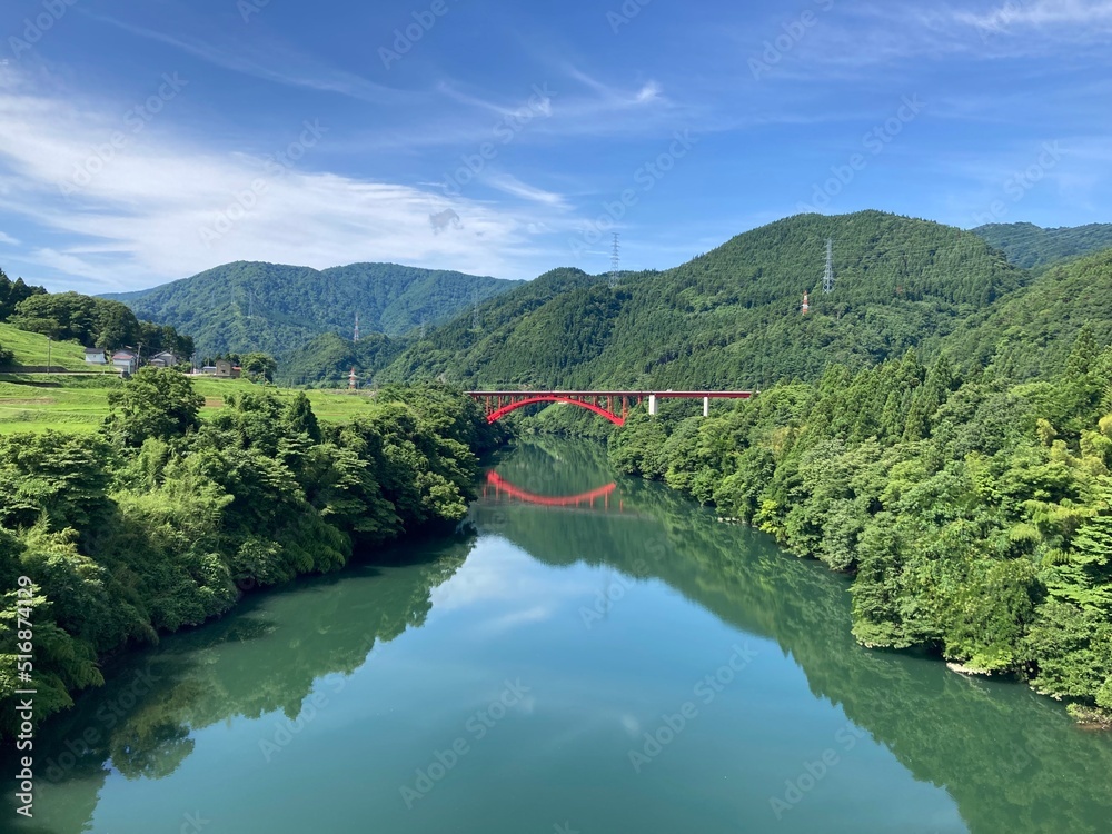 Fototapeta premium 夏の神通峡
