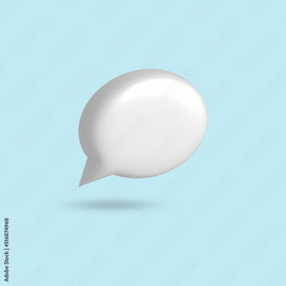 3d illustration text box, speech bubble on transparent background. 3d illustration text box, speech bubble on transparent background.