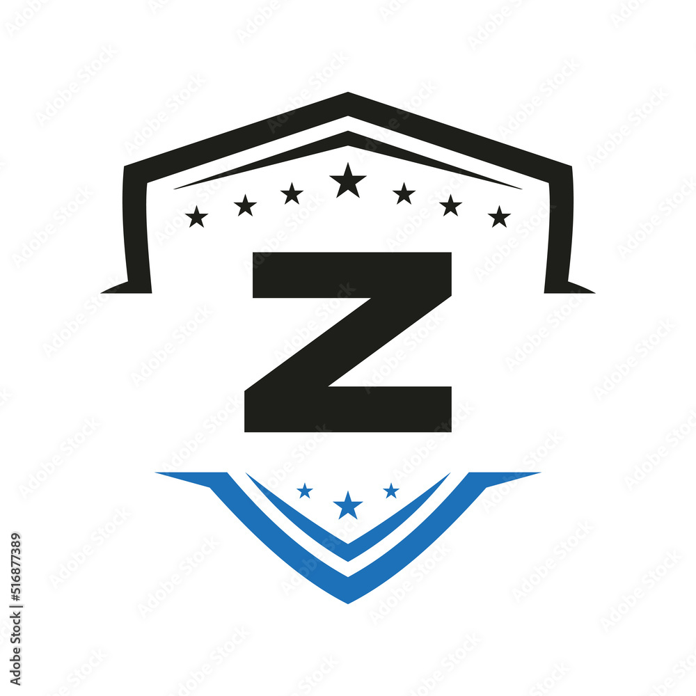 Letter Z Automotive Shield Logo Vector Template. Transportation Logo Symbol Letter Z Automotive Shield Logo Vector Template. Transportation Logo Symbol