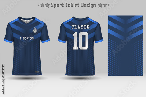Football jersey mockup abstract geometric pattern sport t-shirt design