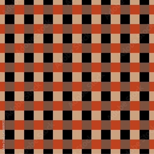 orange and brown checkered pattern