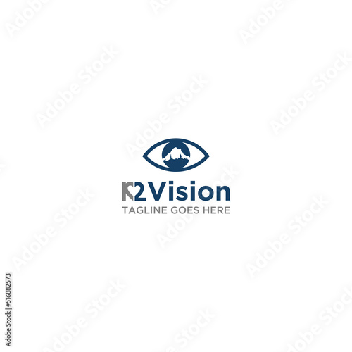 K2 Vision With Love Logo Sign Design
