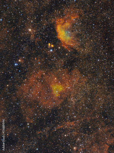 Sh2-87,88 in the constellation Vulpecula