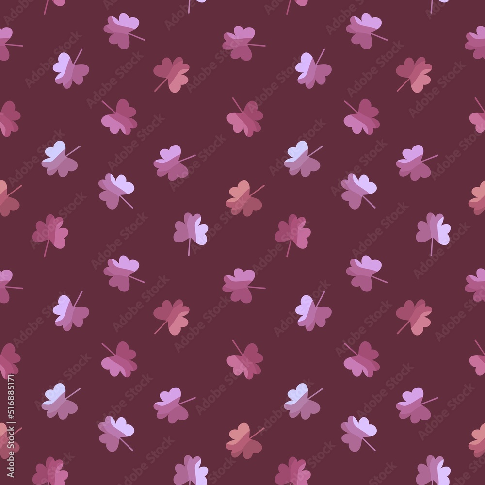Seamless saint patrick day pattern with shamrock for wrapping paper and clothes print and notebooks and festive