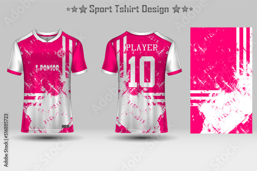 Football jersey mockup abstract geometric pattern sport t-shirt design