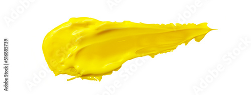 黄色い絵の具の背景テクスチャー