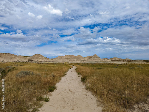 Hiking at the Nebraska badlands and national grasslands