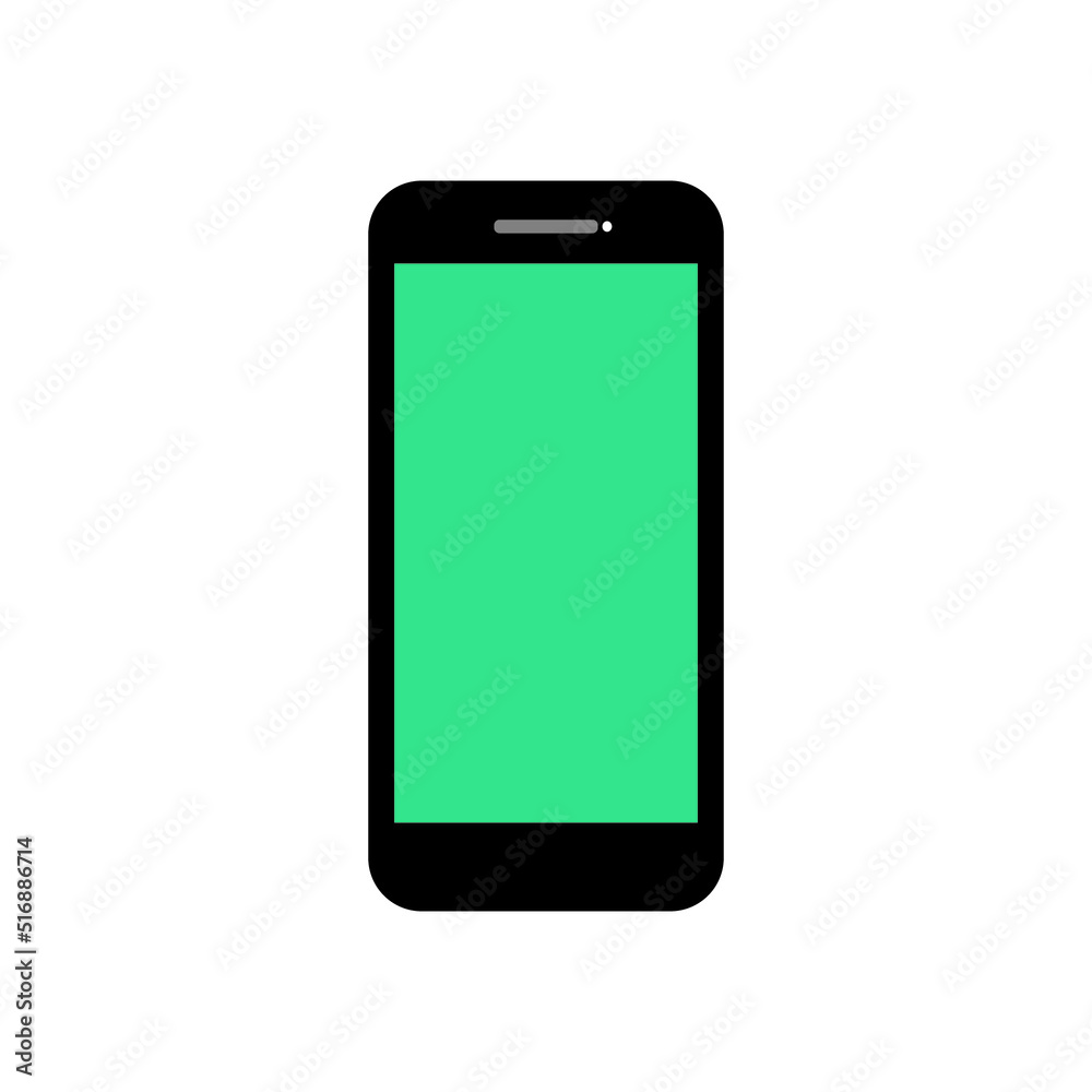phone vector with blank white screen isolated on white background. eps 10 phone vector with blank white screen isolated on white background. eps 10