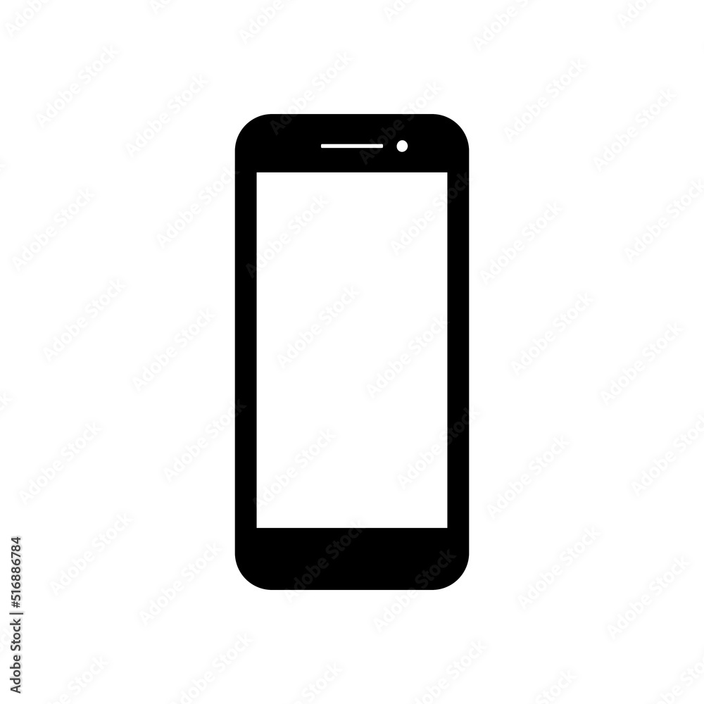 phone vector with blank white screen isolated on white background. eps 10 phone vector with blank white screen isolated on white background. eps 10