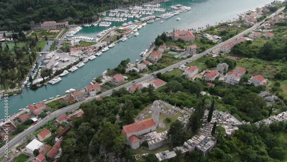 Aerial view ACI Marina Dubrovnik Aerial view ACI Marina Dubrovnik