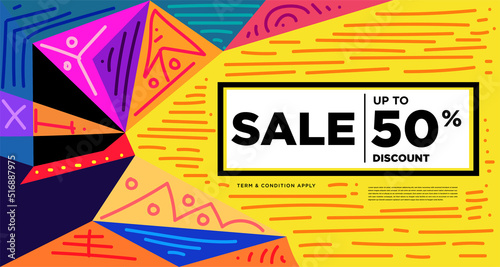Colorful abstract geometric and fluid banner template for marketing promotion material. Giveaway, cash back, gift card, and member card bonus design template.