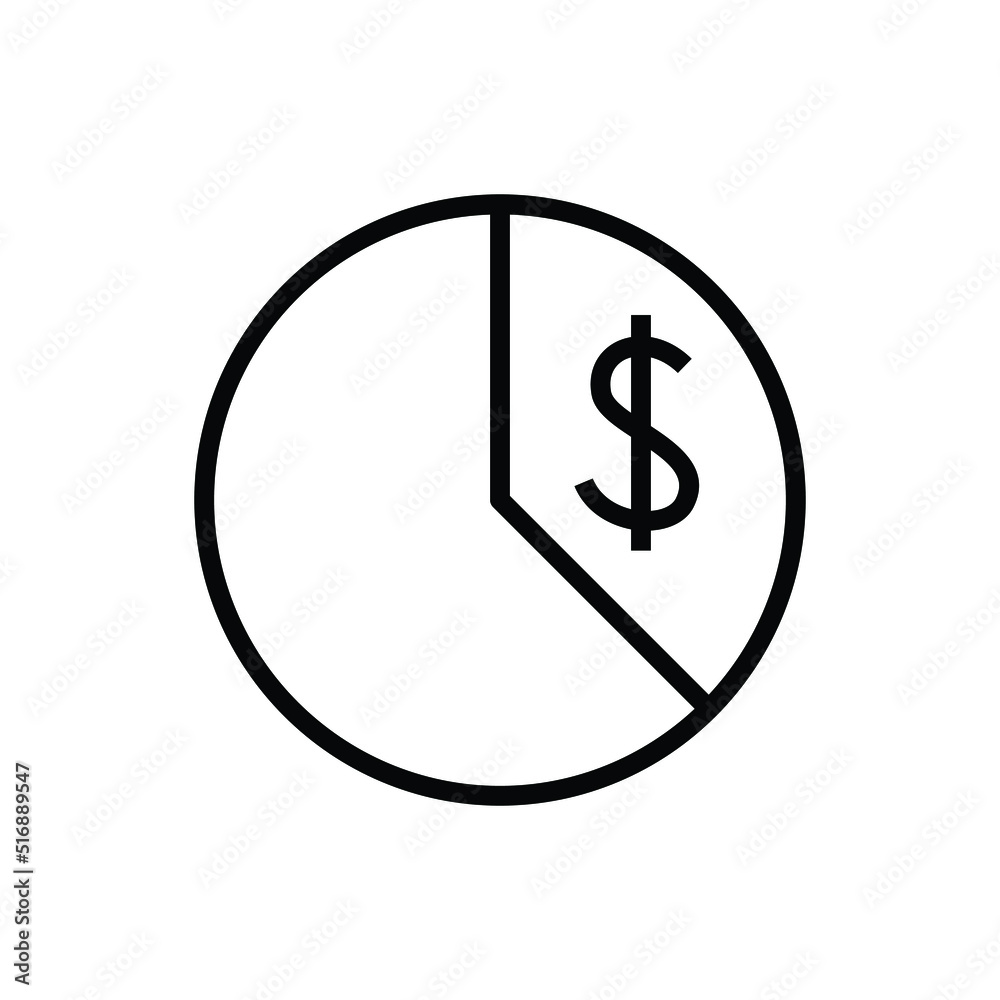 Financial business chart icon vector graphic illustration Financial business chart icon vector graphic illustration