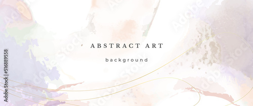 pink watercolor flower wedding luxury gold card