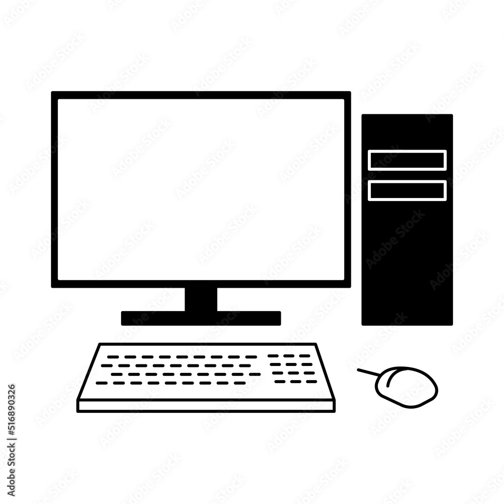 computer monitor with mouse and keyboard computer monitor with mouse and keyboard