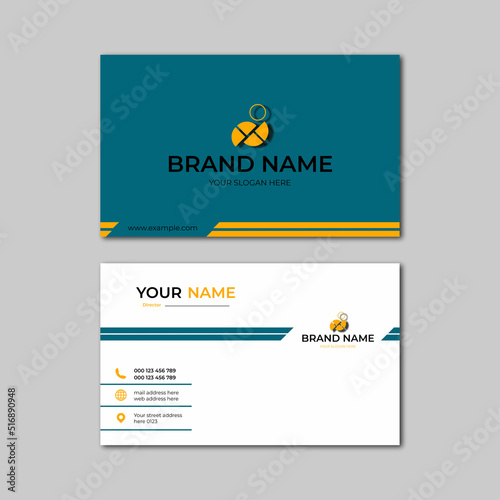 elegant modern business card design template